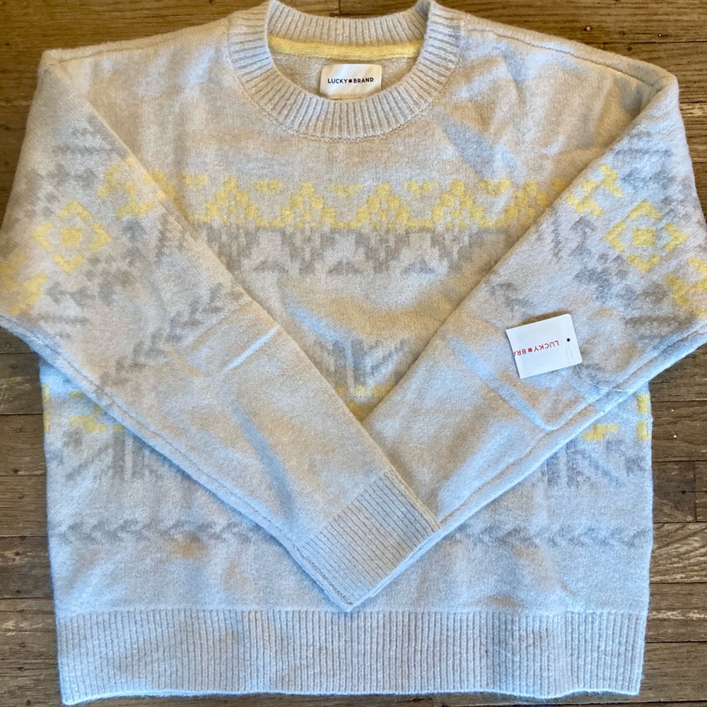 Lucky Brand Fair Isle Sweater